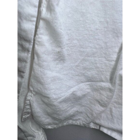 Zara Girls White Long Sleeve Button Down Shirt Eyelashes Size 13/14 - Picture 8 of 10